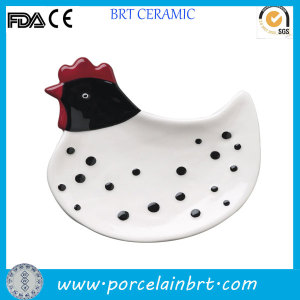 Lovely Rooster Kitchen Ceramic Spoon Rest
