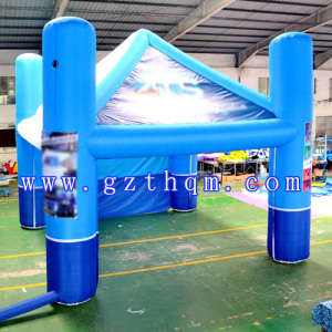 Big Blue Inflatable Tent, Outdoor Advertising Inflatable Tent